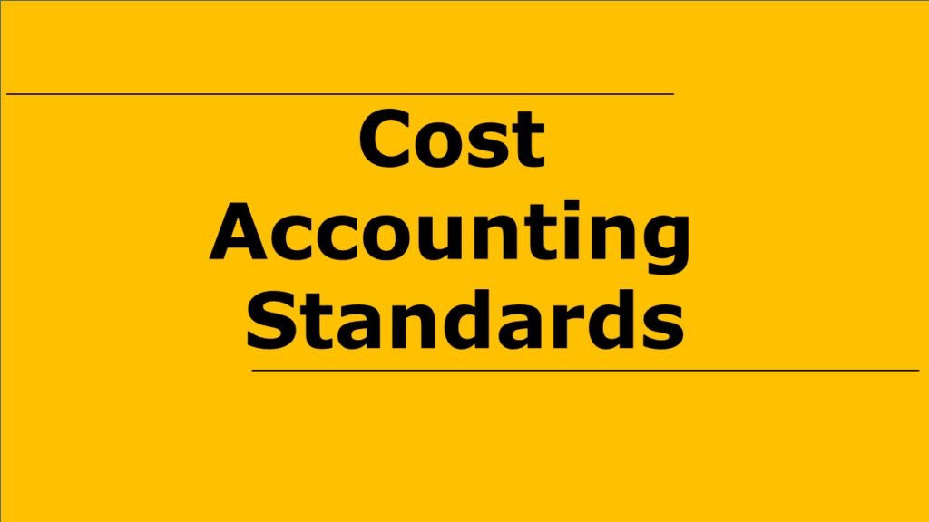 Cost Accounting Standards